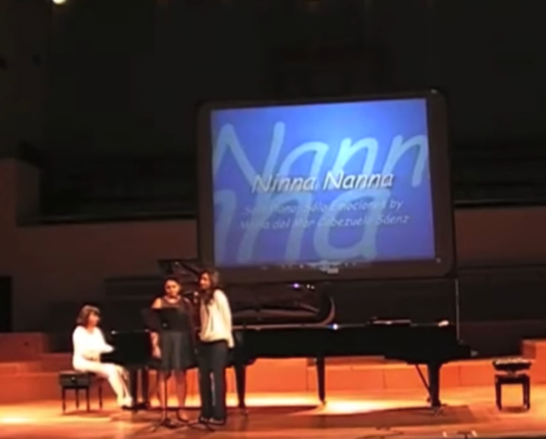 Ninna Nanna la obra que trabajamos en Mi Teclado 3 interpretada en directo en el Conservatorio «Jesús Guridi» de Vitoria-Gasteiz