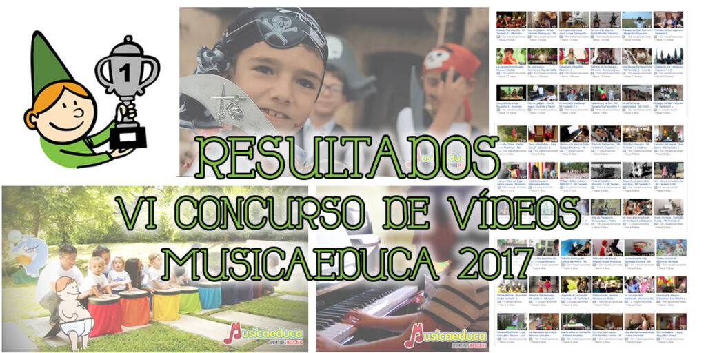 ganadores del VI Concurso de vídeos Musicaeduca
