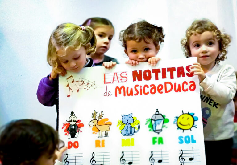 Aprendemos las notas. El aprendizaje musical en la etapa de estimulación musical temprana.